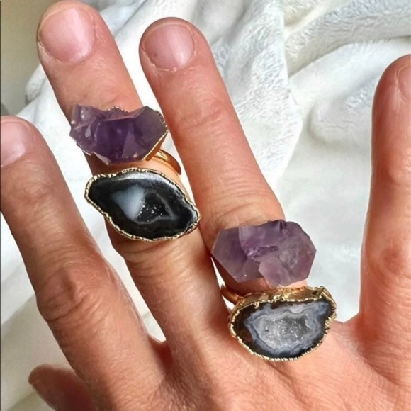 Ascension Amethyst Geode Ring - Picture 5 of 11